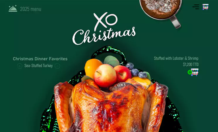 Seasonal websites - carnival and christmas catering company